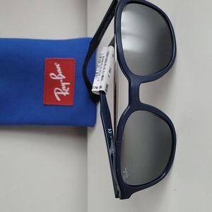 UNISEX Ray-ban Ray Ban RB 4290 6197/88 Blue/gray Mirror Silver Gradient